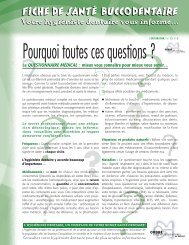 Le questionnaire médical