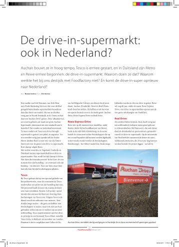 De drive-in-supermarkt - Erik Hemmes \ Trade Marketing Services