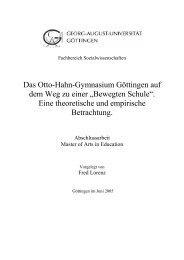 Masterabschlussarbeit - Otto-Hahn-Gymnasium Göttingen