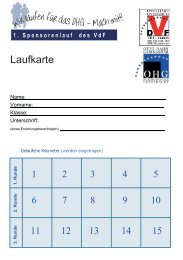W Laufkarte - Otto-Hahn-Gymnasium