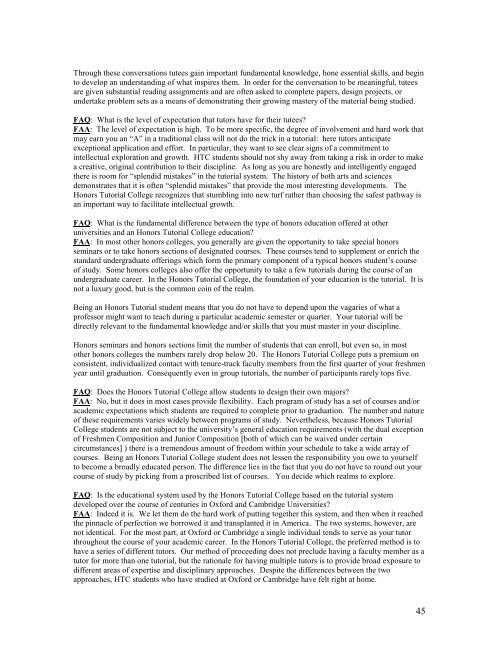 APPENDIX 5: Tutor Instruc