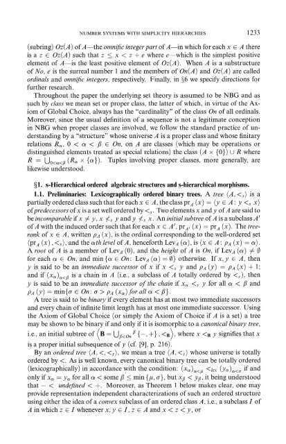 Number Systems with Simplicity Hierarchies: A ... - Ohio University