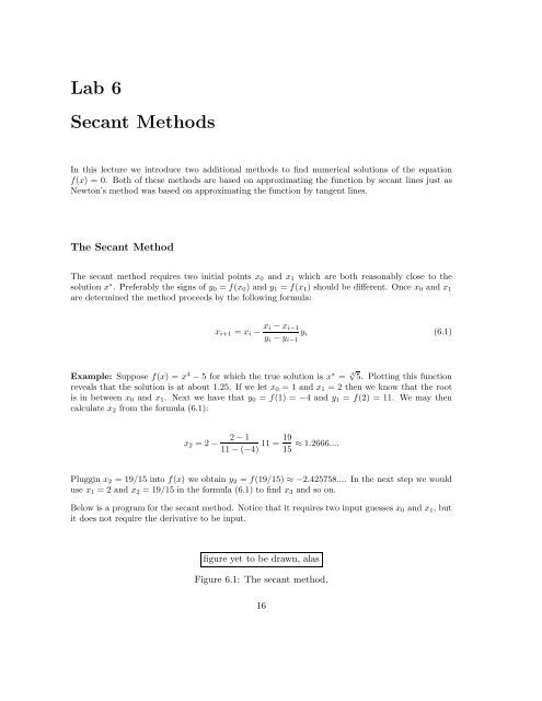 Introduction to Numerical Math and Matlab ... - Ohio University