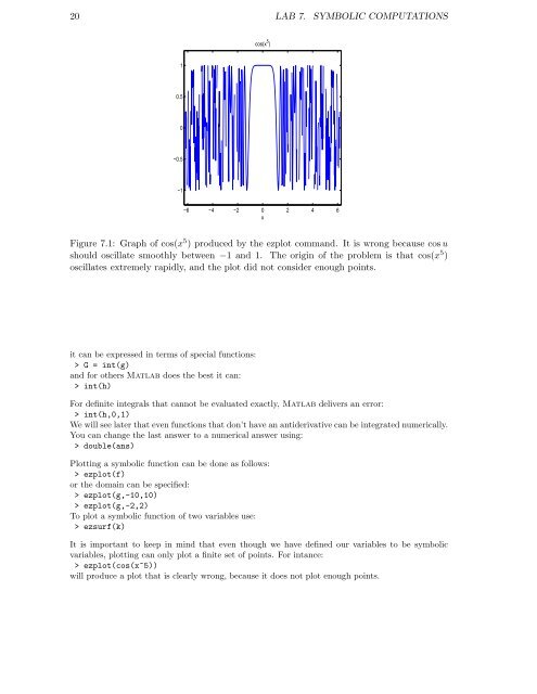 Introduction to Numerical Math and Matlab ... - Ohio University