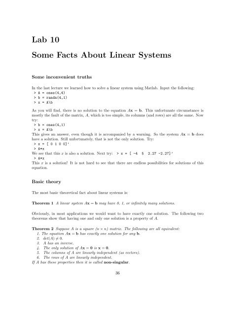 Introduction to Numerical Math and Matlab ... - Ohio University