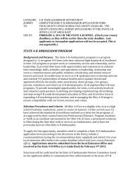 State 4-H Ambassador Application and Essay ... - Ohio State 4-H