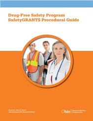 DFSP Safety Grant Procedural Guide - Ohio Bureau of Workers ...