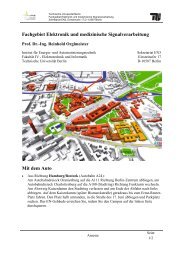 Fachgebiet Elektronik und medizinische Signalverarbeitung  ... - EMSP