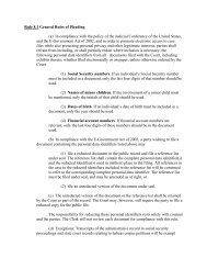 Rule 8.1 General Rules of Pleading (a) In compliance with the policy ...