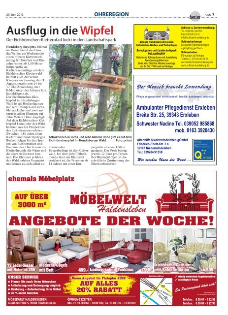 Premiere an der Hecke - ohre-kurier