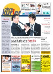 Musikalische Familie - ohre-kurier