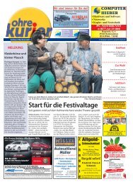 Start für die Festivaltage - ohre-kurier