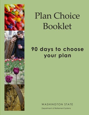 DRS â Plan Choice Booklet - Clover Park School District