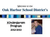 Anacortes School District's - Oak Harbor School District