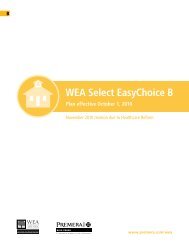 Premera Easy Choice B Booklet