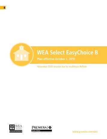 Premera Easy Choice B Booklet