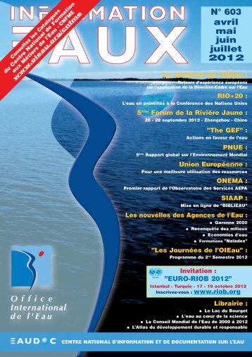 NÂ° 603 - Office International de l'Eau