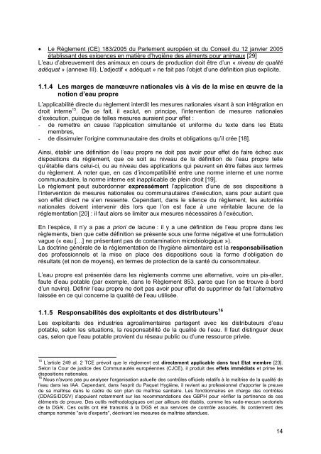 Le rapport - Office International de l'Eau