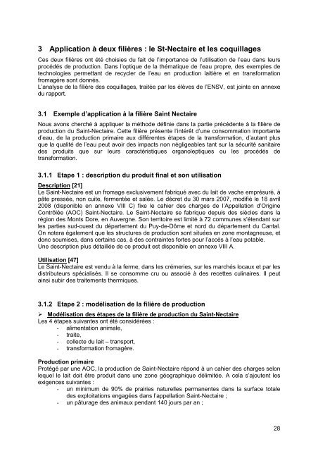 Le rapport - Office International de l'Eau