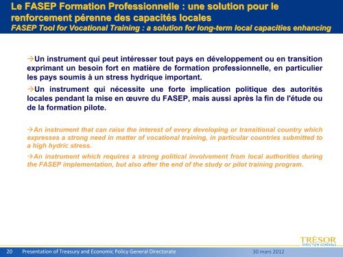 formation pro - Office International de l'Eau