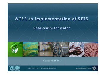 WISE as implementation of SEIS WISE as implementation of SEIS