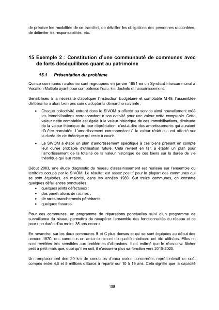 RÃ©habilitation des rÃ©seaux d'assainissement en zone rurale - Office ...