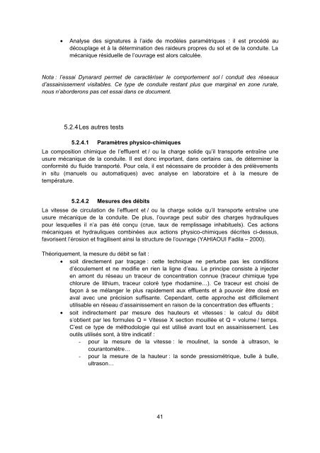 RÃ©habilitation des rÃ©seaux d'assainissement en zone rurale - Office ...