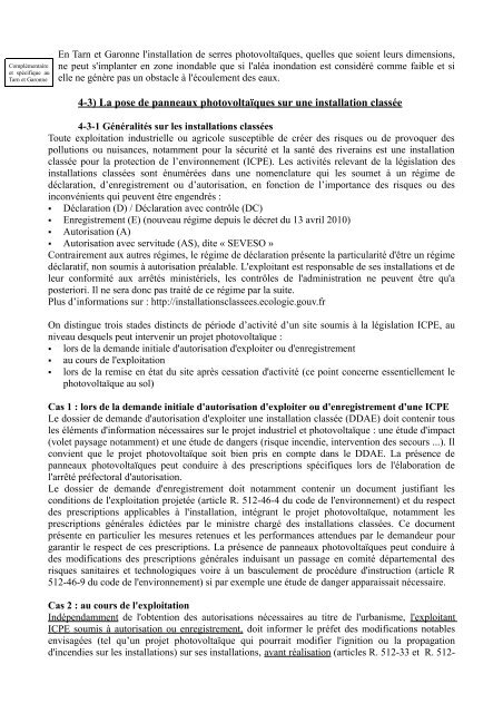 Note de cadrage des services de l'Ãtat pour l ... - Aquadoc France