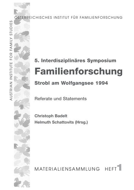 5. InterdisziplinÃ¤res Symposium Familienforschung ...