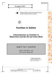 Familien in Zahlen 2003 - Ãsterreichisches Institut fÃ¼r ...