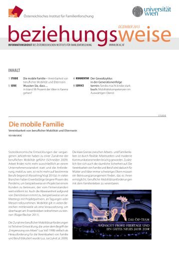 Die mobile Familie - Österreichisches Institut für Familienforschung ...