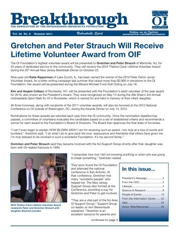 Breakthrough - Osteogenesis Imperfecta Foundation