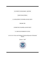 Statement Of Richard L. Skinner Inspector General, U.S. Department ...