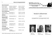 Willkommensbrief - Evangelische Kirchengemeinde Horb am Neckar
