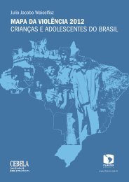 mapa da violÃªncia 2012 crianÃ§as e adolescentes do brasil