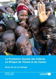 La Protection Sociale des Enfants en Afrique de l'Ouest et du Centre ...