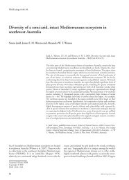 Diversity of a semi-arid, intact Mediterranean ecosystem in ...