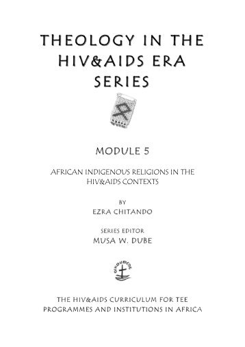 African Indigenous Religions in the HIV and AIDS Contexts
