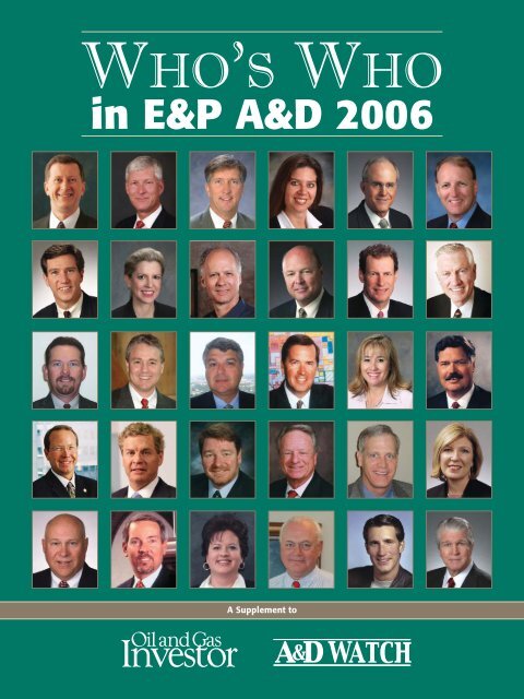 in E&P A&D 2006 - Oil and Gas Investor