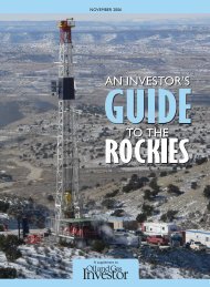 OGI Rockies Investment Guide - Oil and Gas Investor