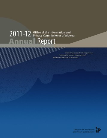 2011â12 Report - Office of the Information and Privacy ...