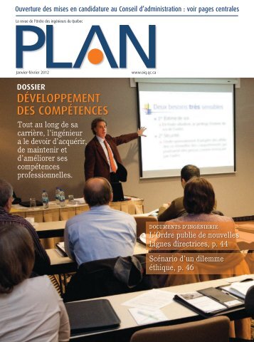 PLAN_Janvier-février_2012 - Ordre des ingénieurs du Québec