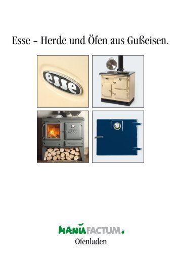 Esse - Herde und Öfen aus Gußeisen. - Manufactum