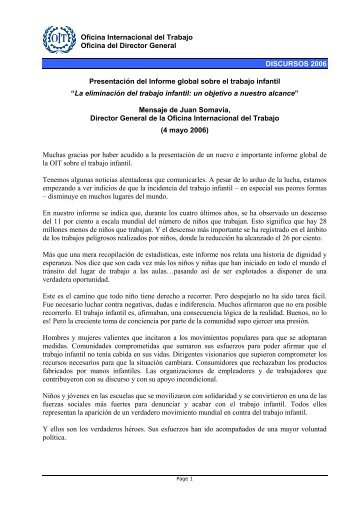 PresentaciÃ³n del Informe global sobre el trabajo infantil - (pdf 104.7 ...