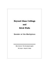 Beyond Glass Ceilings and Brick Walls - International Labour ...