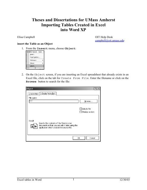 Xp Import Excel Tables Pdf 397 Kb