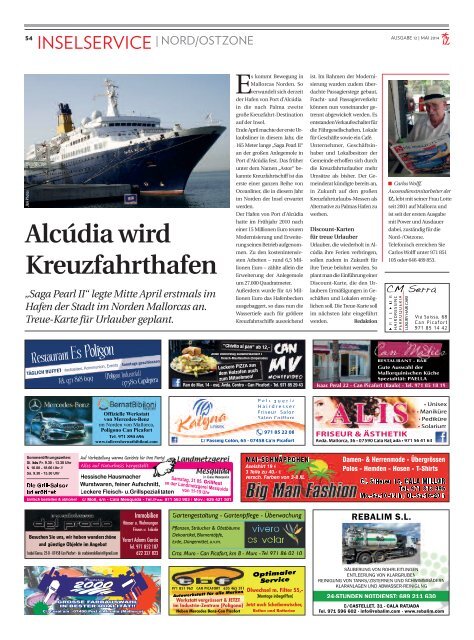 Saisonstart auf Mallorca - Die Inselzeitung Mallorca Mai 2014