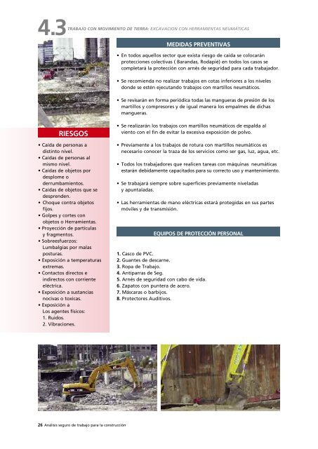 AnÃ¡lisis seguro de trabajo para la construcciÃ³n - OIT/Cinterfor