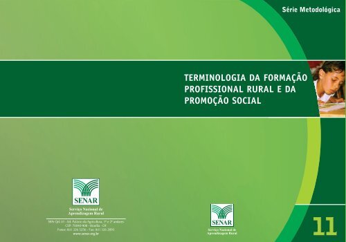 SENAR â¢ ServiÃ§o Nacional de Aprendizagem Rural - OIT/Cinterfor