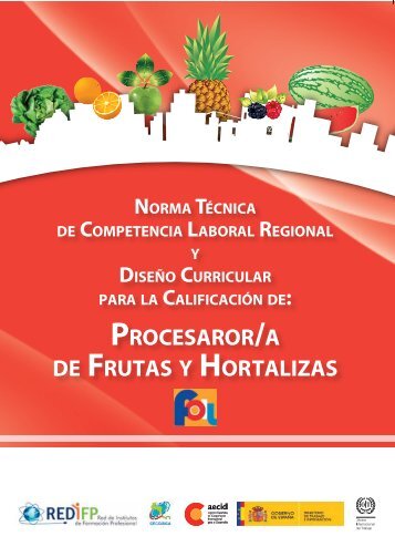 Procesador/a de frutas y hortalizas - OIT/Cinterfor
